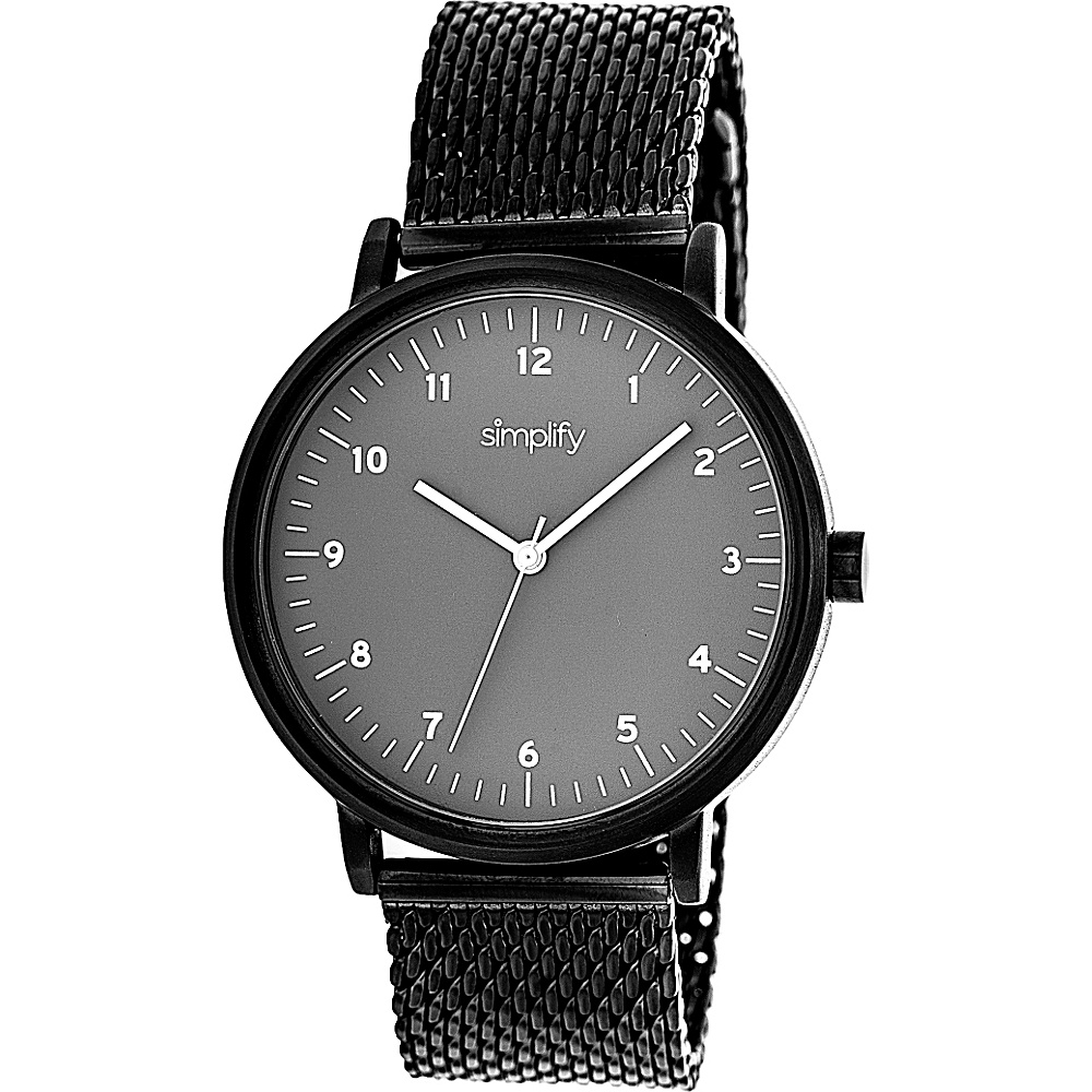 Simplify 3200 Unisex Watch Black Grey Simplify Watches