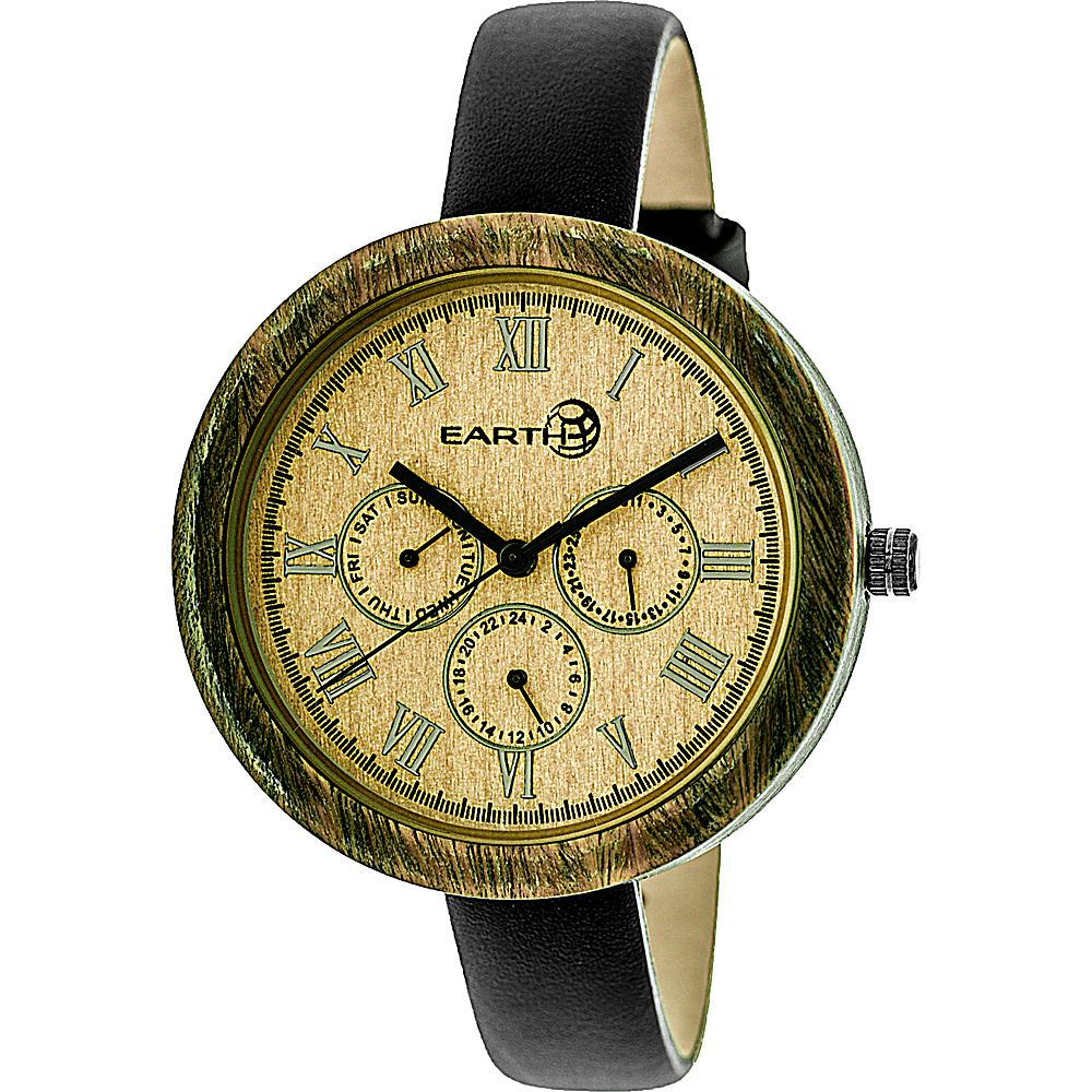 Earth Wood Brush Strap Watch Olive Earth Wood Watches