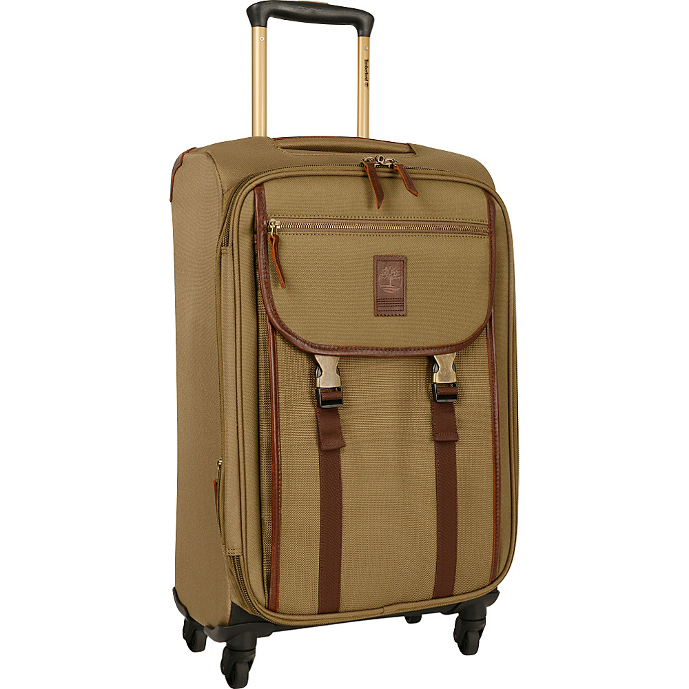 Timberland Reddington 21 Expandable Spinner Suitcase Military Olive Timberland Softside Carry On