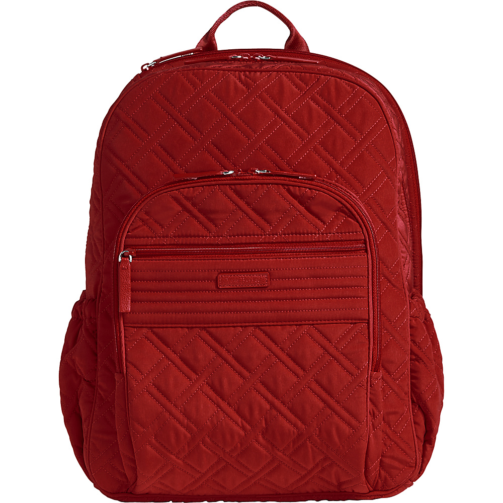 Vera Bradley Campus Tech Backpack - Solids Cardinal Red - Vera Bradley Everyday Backpacks