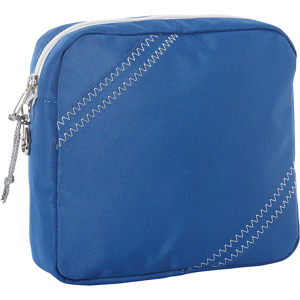SailorBags Chesapeake Accessory Pouch Blue with Grey Trim SailorBags Travel Organizers