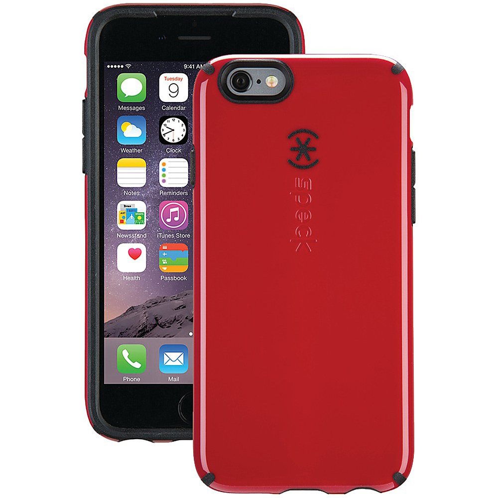 Speck IPhone 6 6s Candyshell Case Pomodoro Red Black Speck Personal Electronic Cases
