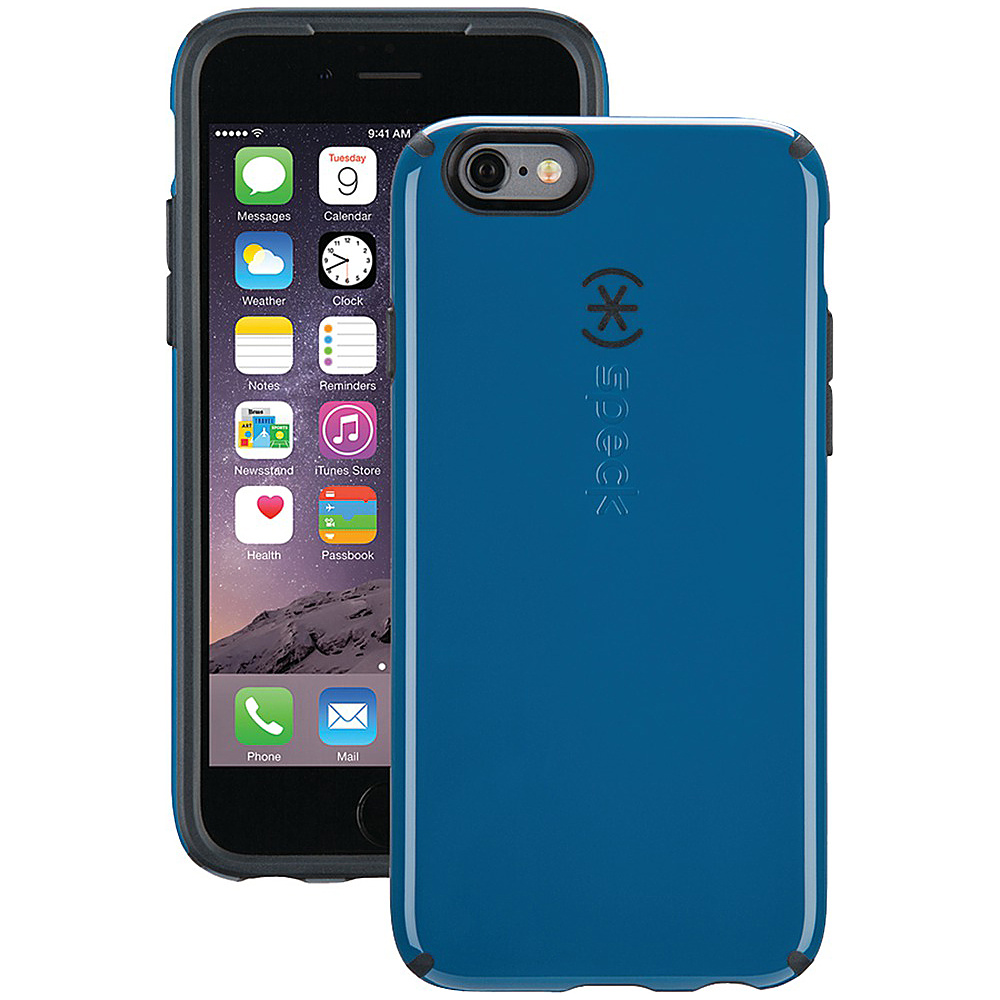 Speck IPhone 6 6s Candyshell Case Tahoe Blue Charcoal Gray Speck Personal Electronic Cases