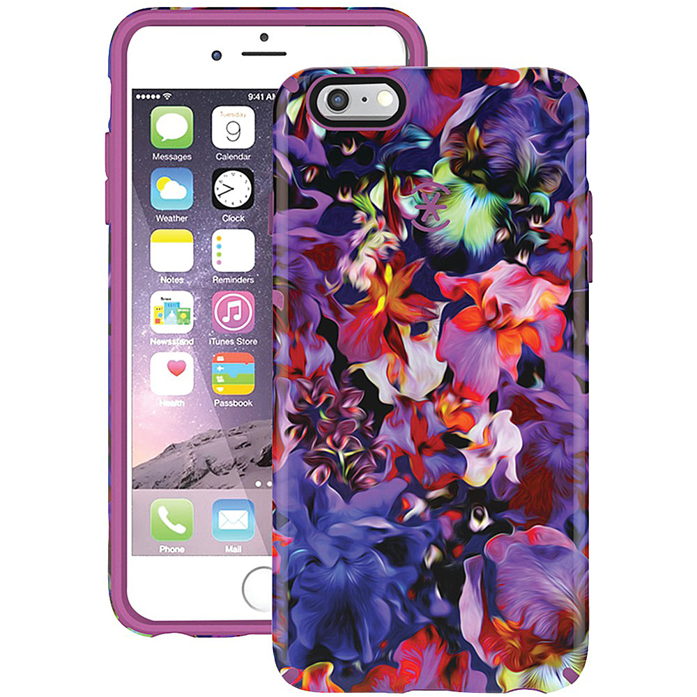 Speck IPhone 6 Plus 6s Plus Candyshell Inked Case Lush Floral Pattern Beaming Orchid Purple Speck Electronic Cases