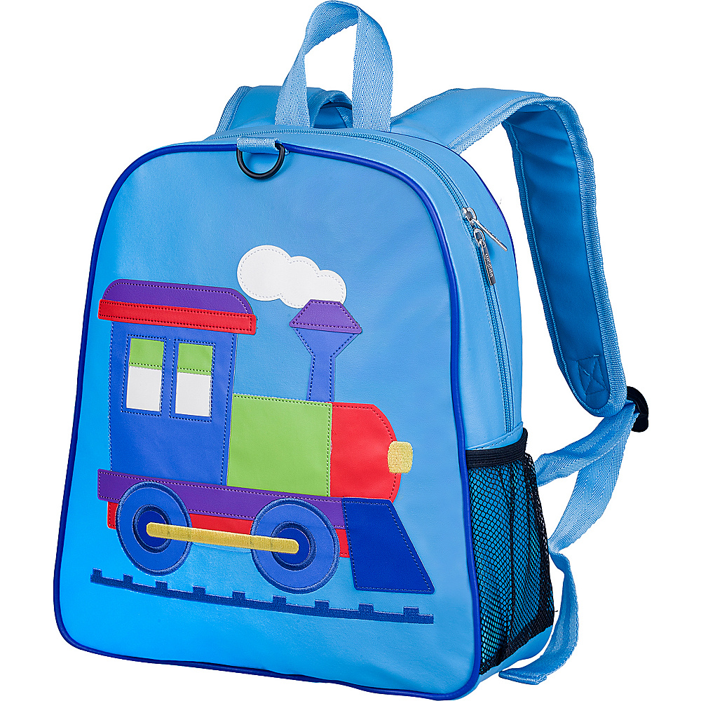 Wildkin Embroidered Backpack Olive Kids Train Wildkin Everyday Backpacks