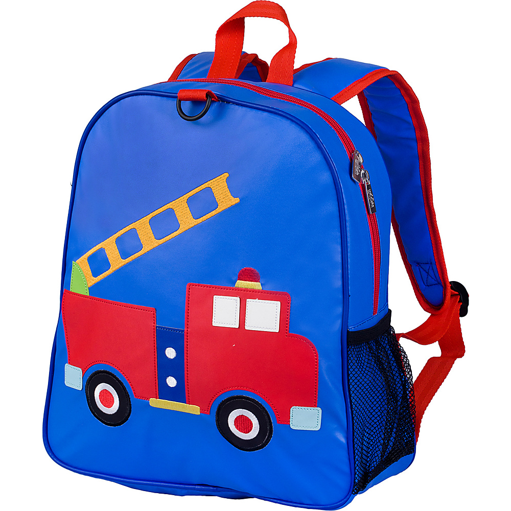 Wildkin Embroidered Backpack Olive Kids Fire Truck Wildkin Everyday Backpacks