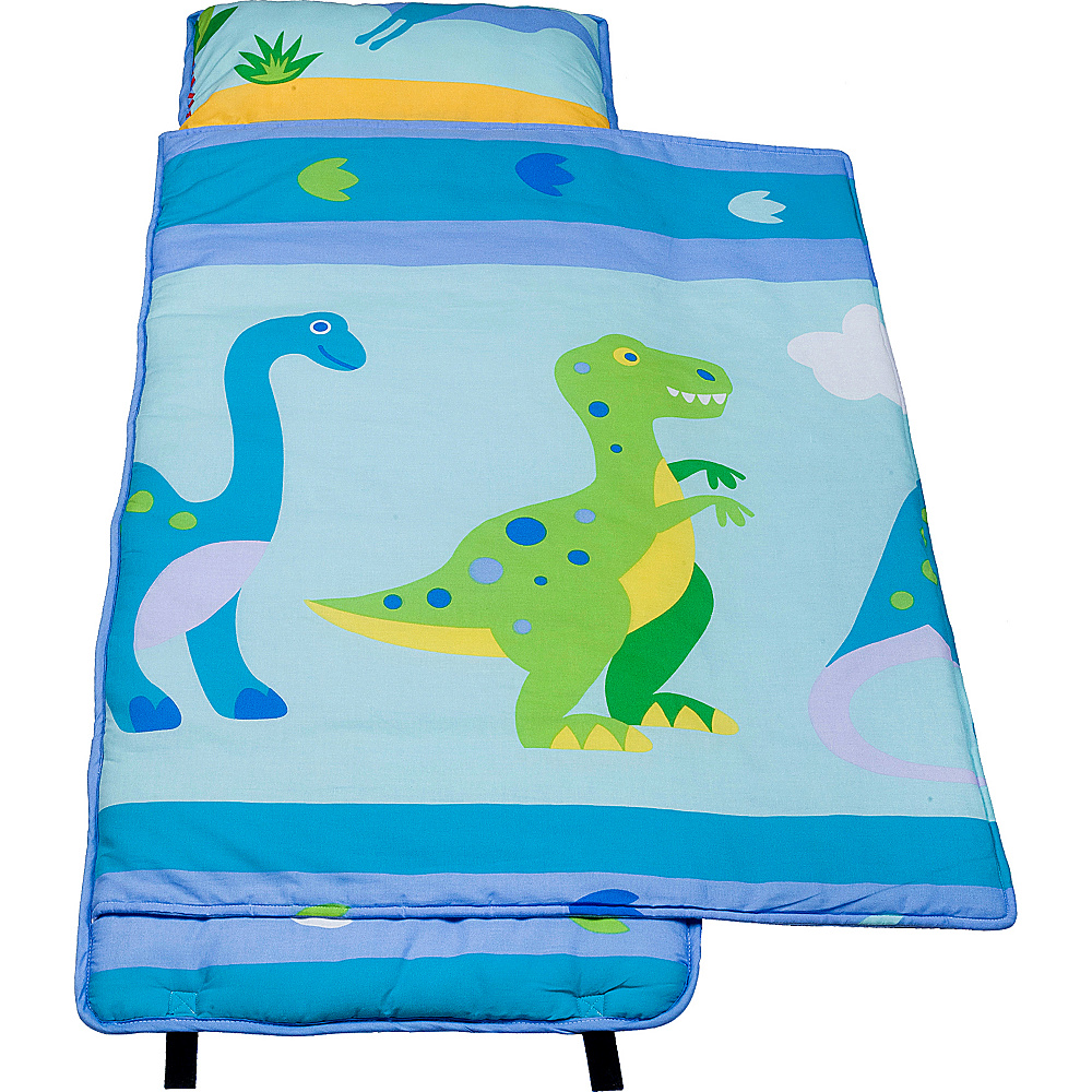 Wildkin 100% Cotton Nap Mat Olive Kids Dinosaur Land Wildkin Travel Pillows Blankets