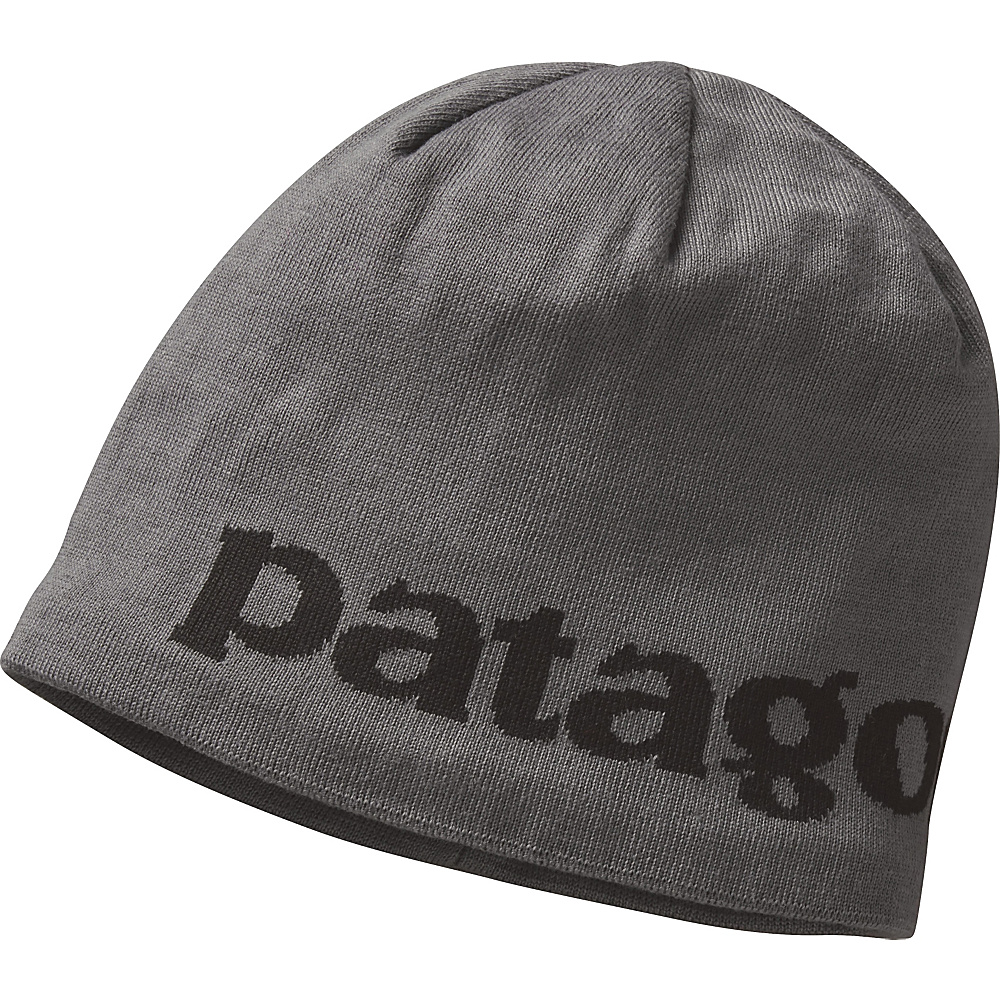 Patagonia Lined Beanie Logo Belwe Forge Grey Patagonia Hats Gloves Scarves