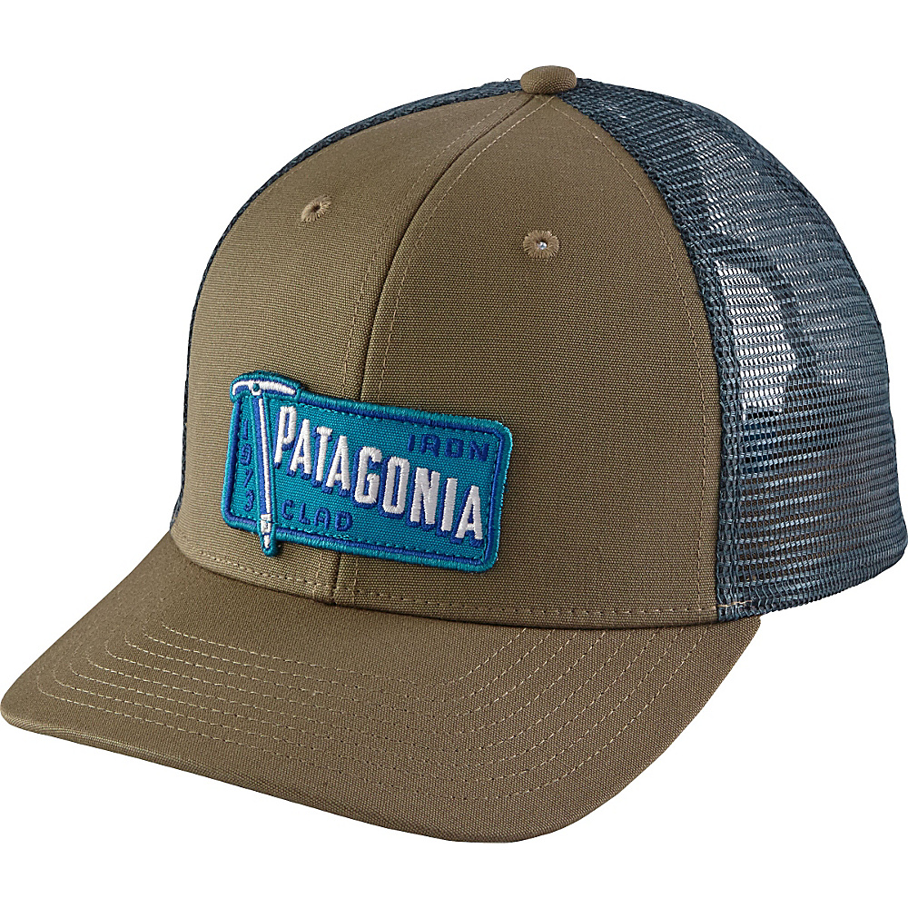 Patagonia Iron Clad 73 Trucker Hat Ash Tan Patagonia Hats Gloves Scarves