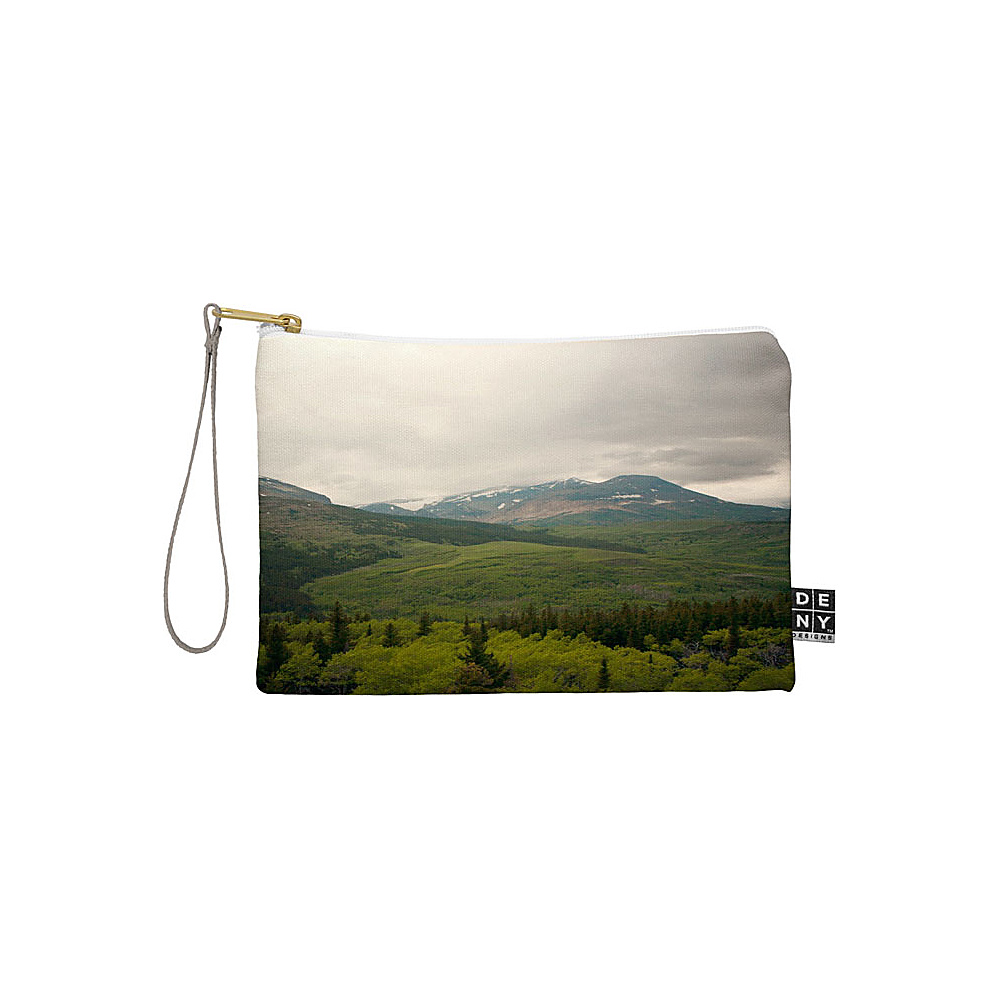 DENY Designs Catherine Mcdonald Pouch Mountain Green Wild Montana DENY Designs Travel Wallets