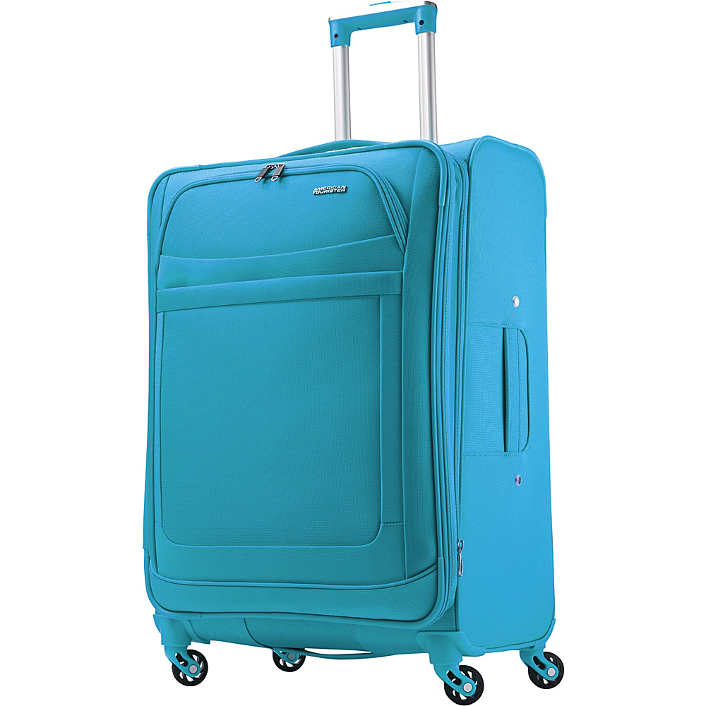 American Tourister iLite Max Spinner 25 Light Blue American Tourister Softside Checked