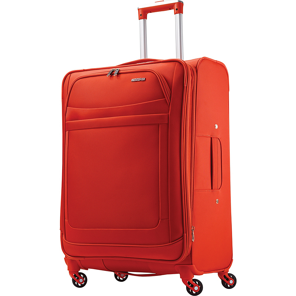American Tourister iLite Max Spinner 25 Tangerine American Tourister Softside Checked
