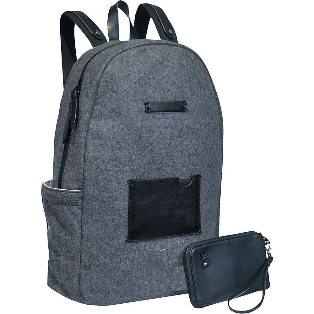 Sherpani Indie Laptop Backpack Boiled Wool Slate Sherpani Business Laptop Backpacks