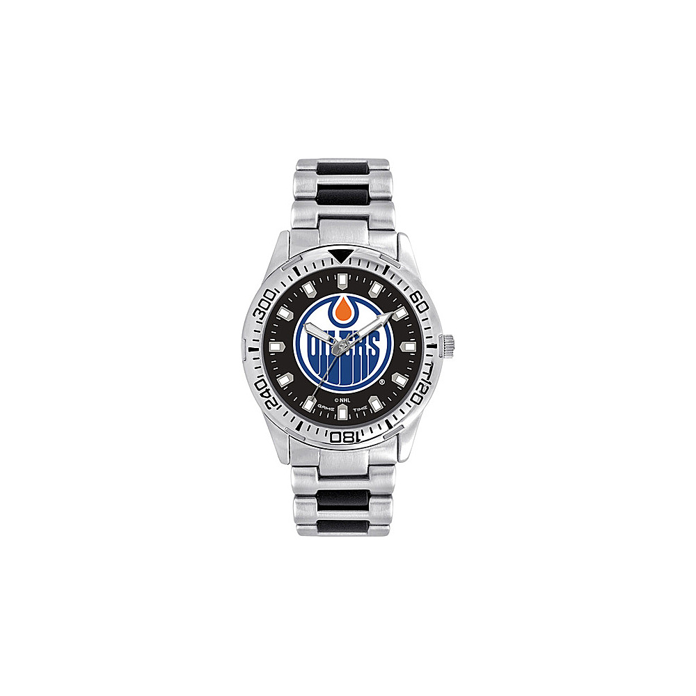 Game Time Mens Heavy Hitter NHL Watch Edmonton Oilers Game Time Watches
