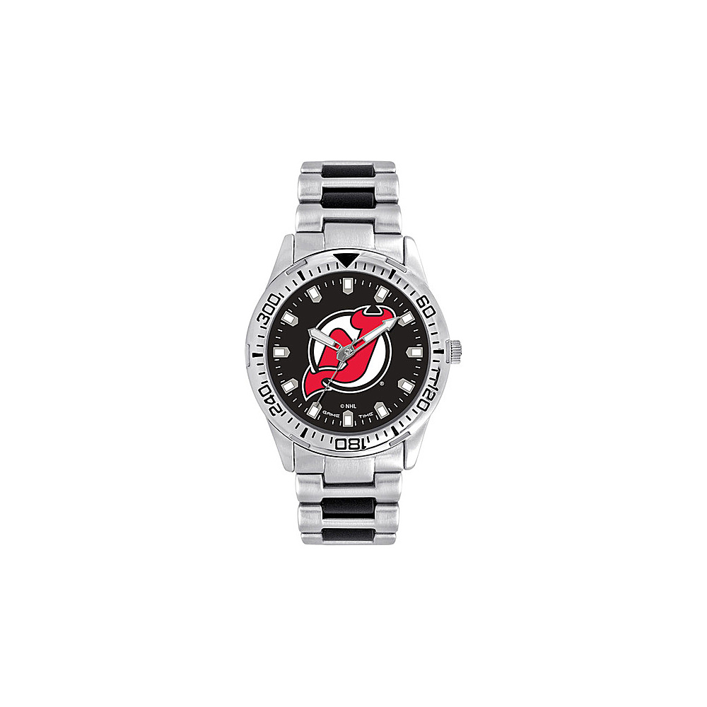 Game Time Mens Heavy Hitter NHL Watch New Jersey Devils Game Time Watches