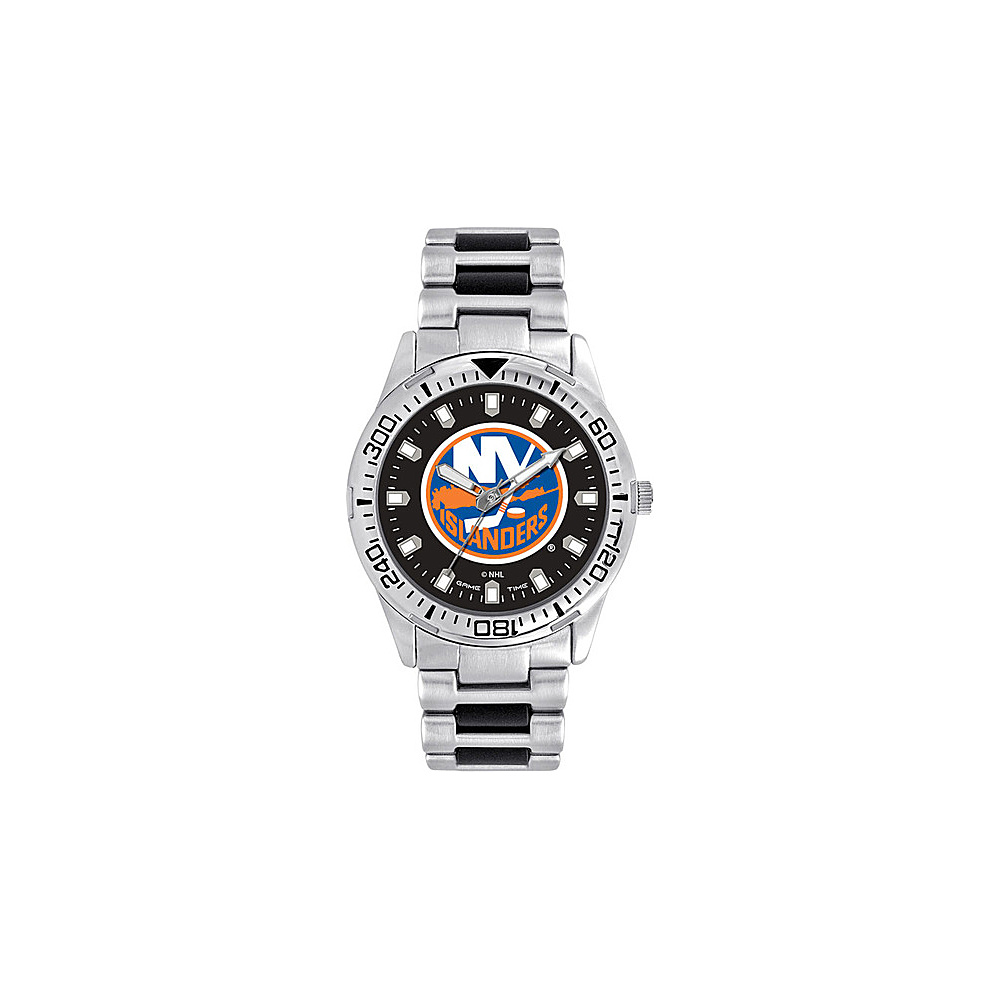 Game Time Mens Heavy Hitter NHL Watch New York Islanders Game Time Watches