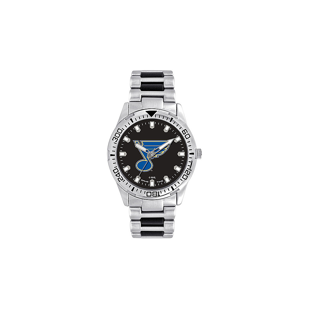 Game Time Mens Heavy Hitter NHL Watch St Louis Blues Game Time Watches