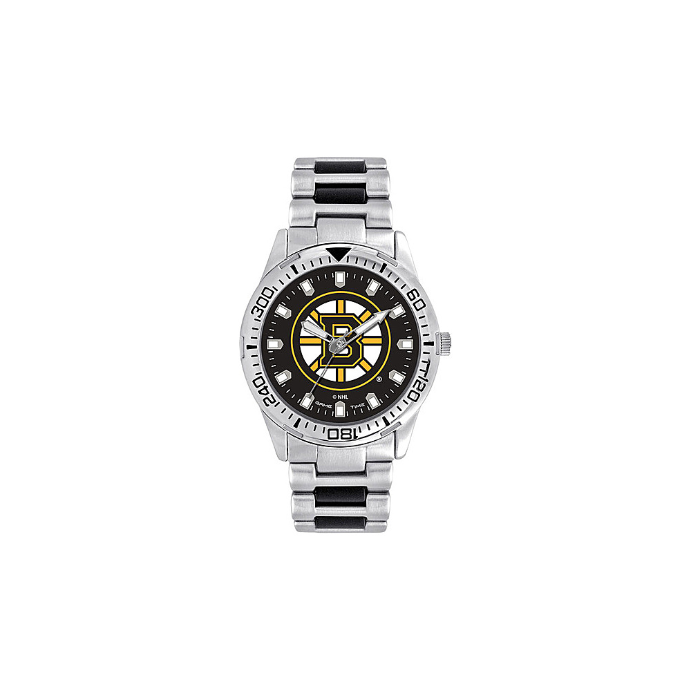 Game Time Mens Heavy Hitter NHL Watch Boston Bruins Game Time Watches