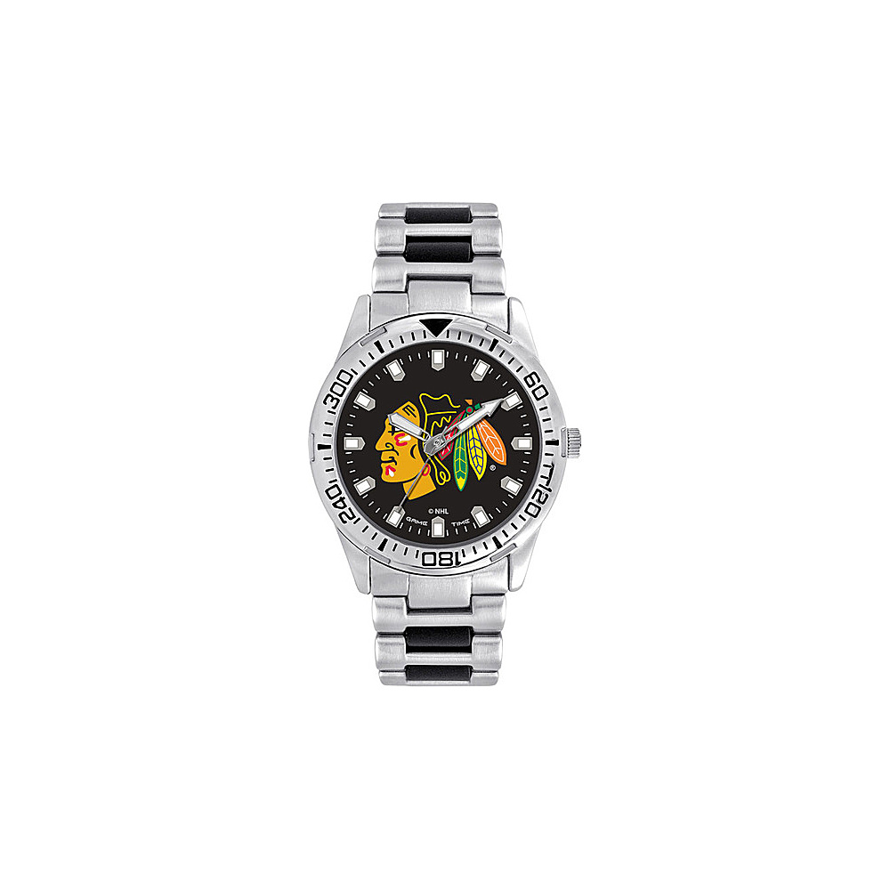 Game Time Mens Heavy Hitter NHL Watch Chicago Blackhawks Game Time Watches