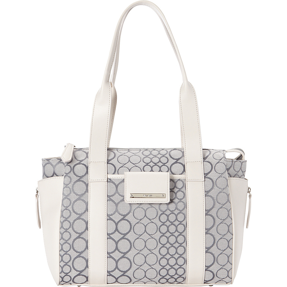 Nine West Handbags Split the Difference Tote Fog Multi Nine West Handbags Manmade Handbags