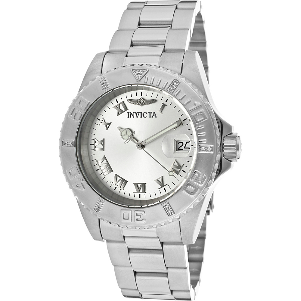 Invicta Watches Womens Pro Diver Stainless Steel Watch Silver Invicta Watches Watches