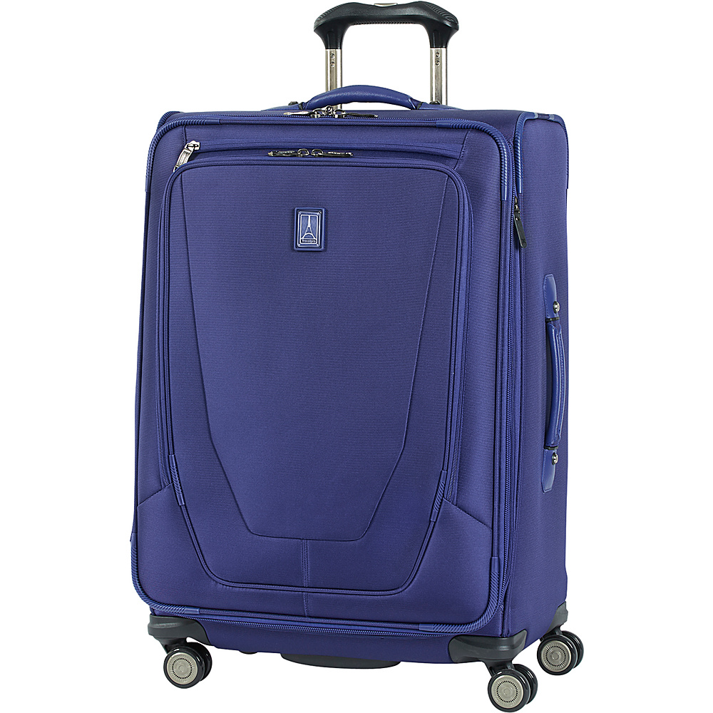 Travelpro Crew 11 25 Expandable Spinner Purple Travelpro Softside Checked