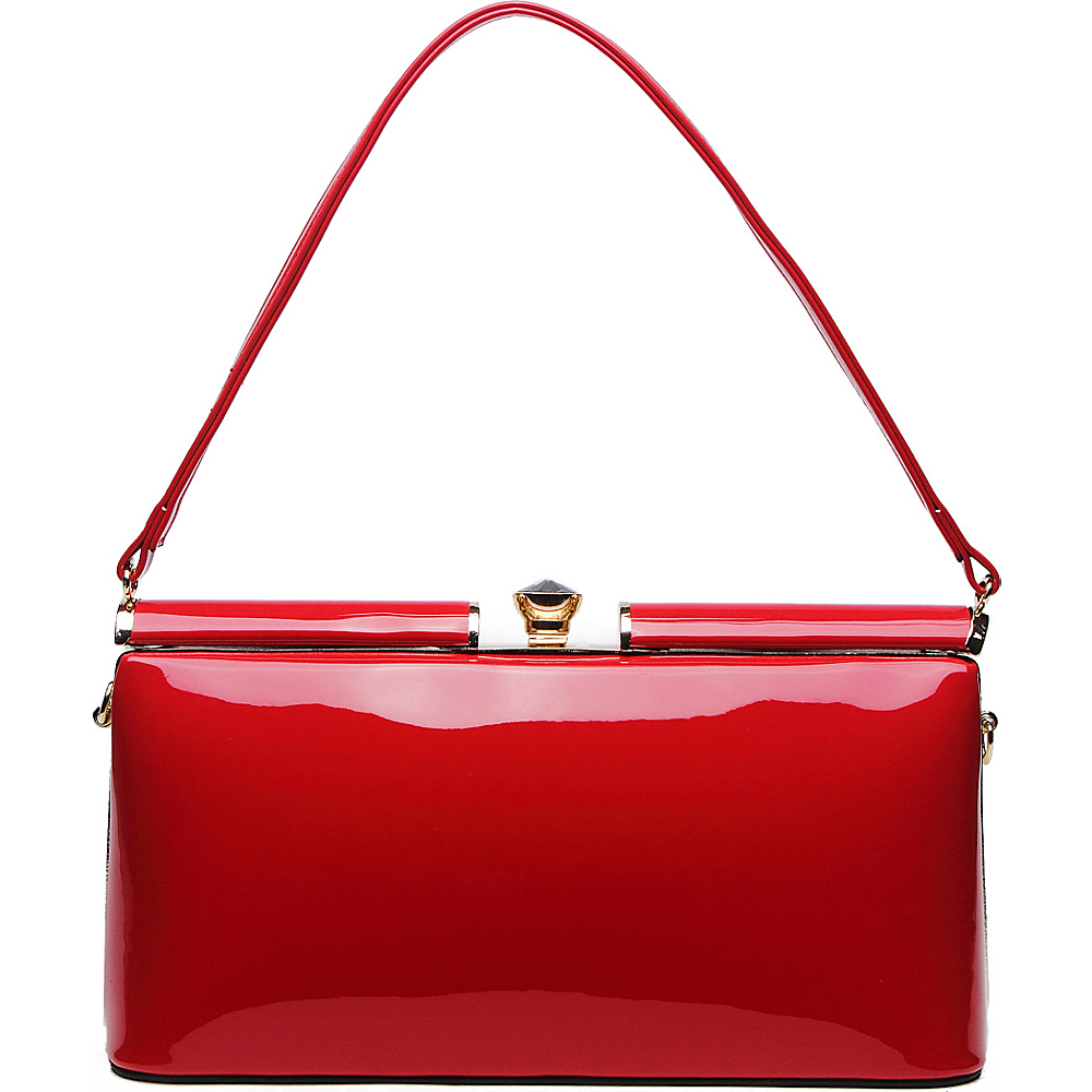MKF Collection Cynthia Evening Bag Red MKF Collection Manmade Handbags