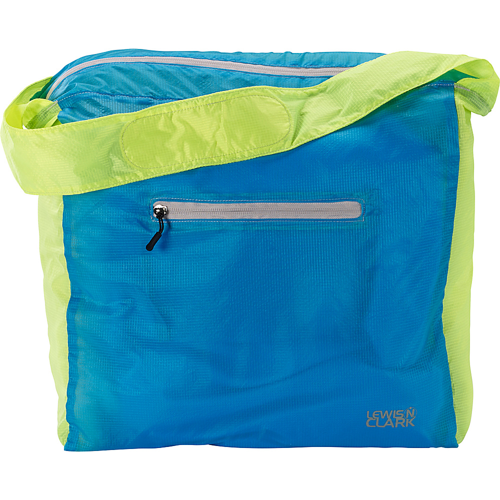 Lewis N. Clark ElectroLight Tote Bag Neon Bright Blue Lewis N. Clark Packable Bags