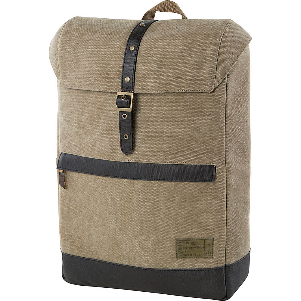 HEX Alliance Canvas Backpack Infinity Khaki HEX Business Laptop Backpacks