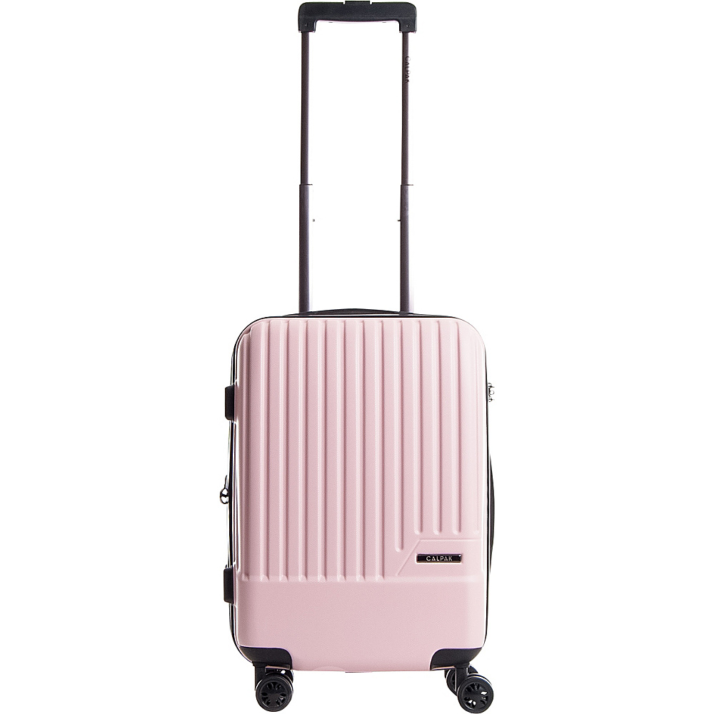 CalPak Davis Hardside Expandable Carry On Luggage Light Pink CalPak Small Rolling Luggage