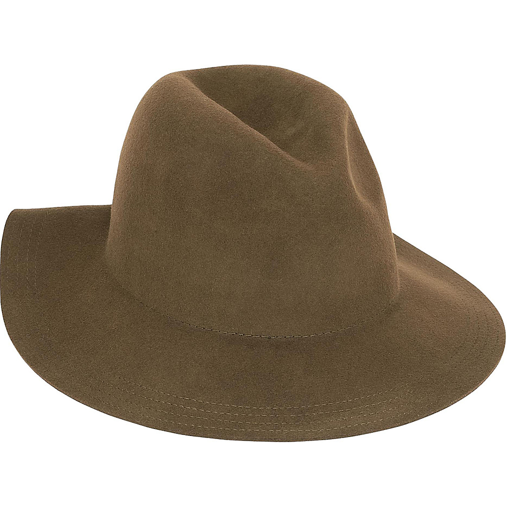 Adora Hats Wool Felt Safari Hat Olive Adora Hats Hats
