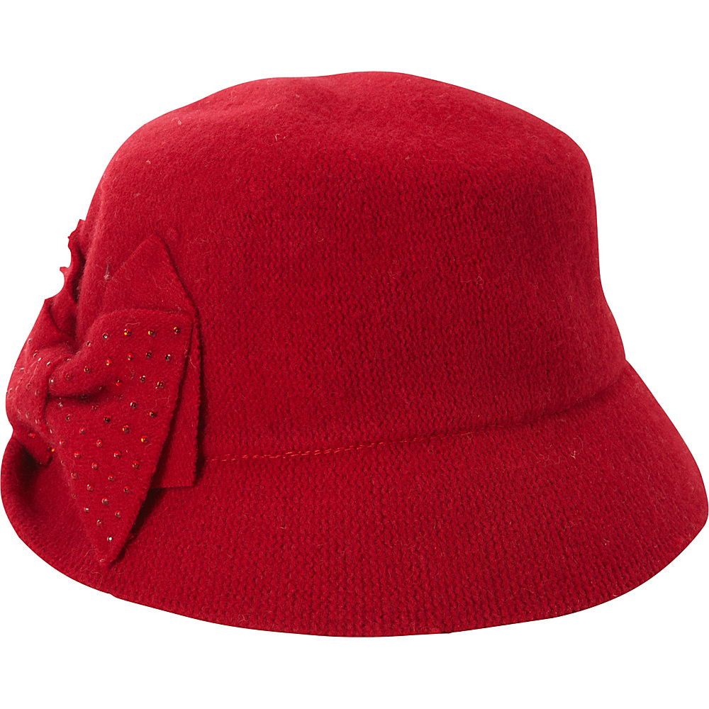 Betmar New York Betty Cloche True Red Betmar New York Hats Gloves Scarves