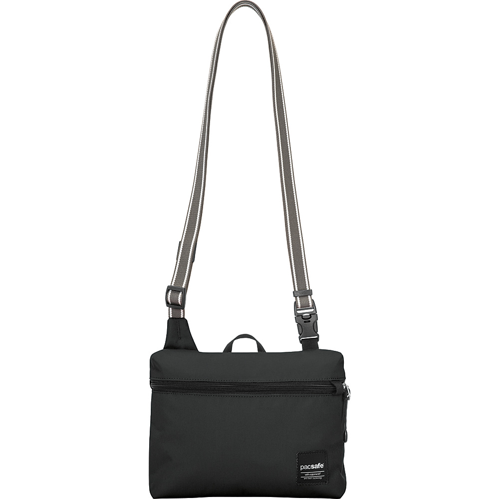 Pacsafe RFIDSlingsafe LX50 Anti Theft Mini Crossbody Bag Black Pacsafe Fabric Handbags