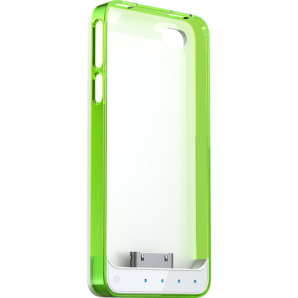 Mota Extended Battery Protective Case iPhone 4 4S MFI Green Mota Electronics