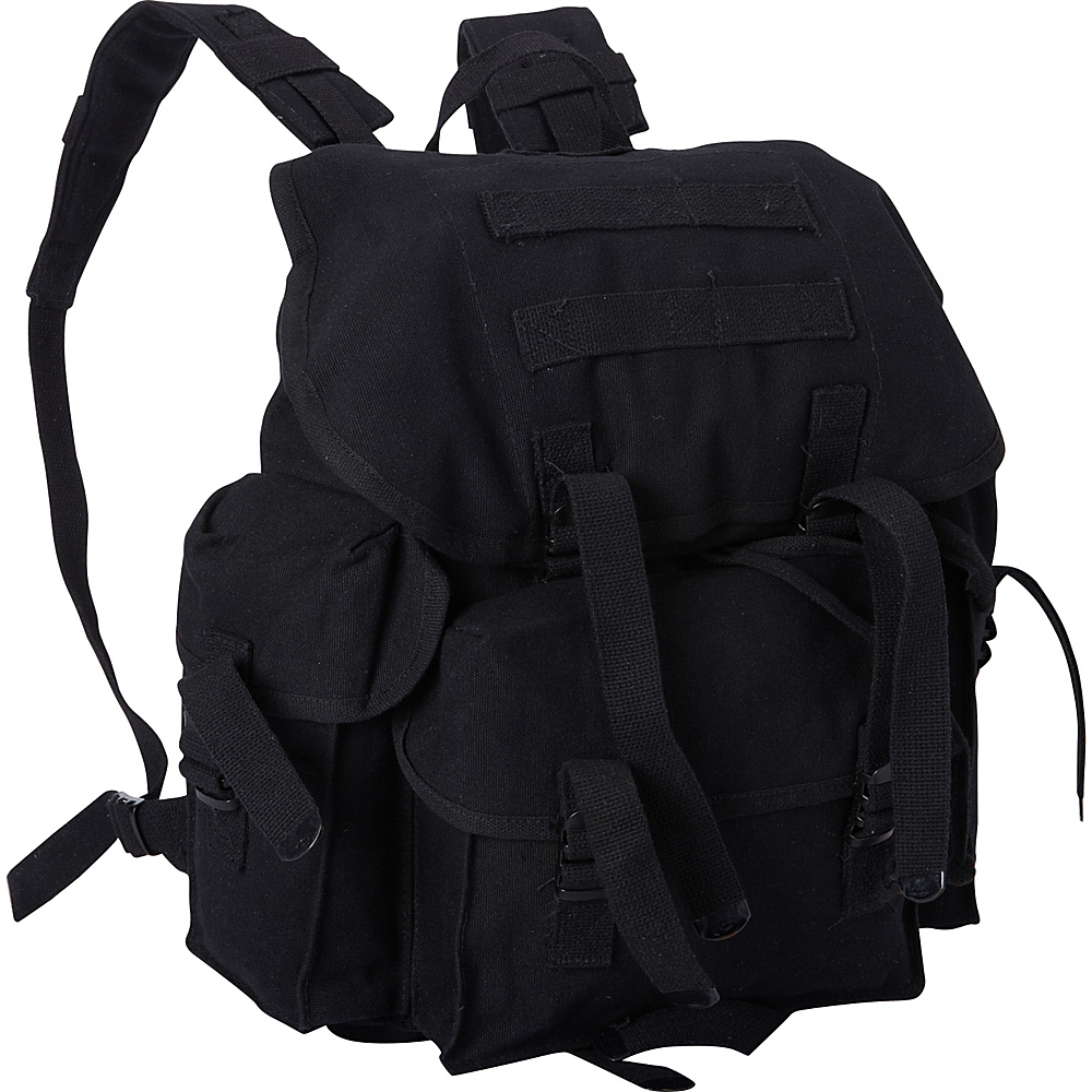 Fox Outdoor Medium NATO Style Rucksack Black Fox Outdoor Everyday Backpacks
