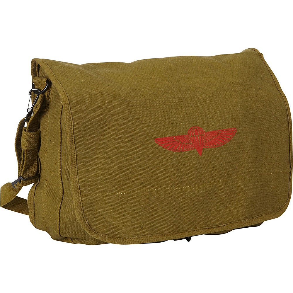 Fox Outdoor Israeli Paratrooper Bag Olive Drab Fox Outdoor Messenger Bags