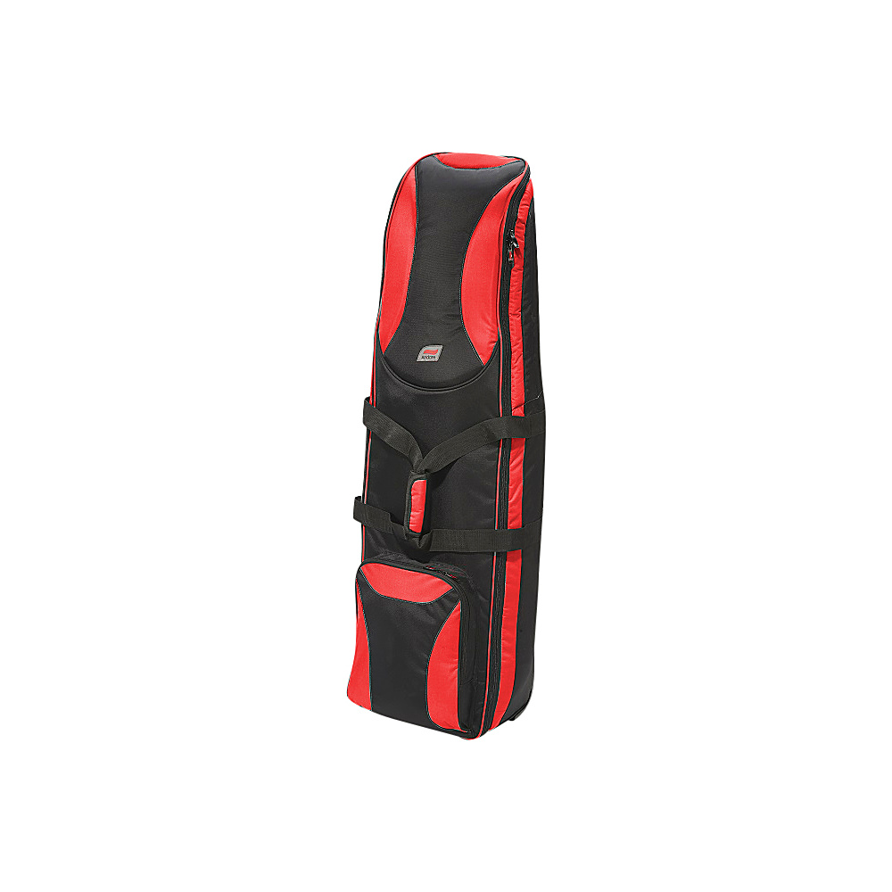 Andare Battalion Softside Wheeled Golf Set Travel Cover Red Black Andare Sports Accessories