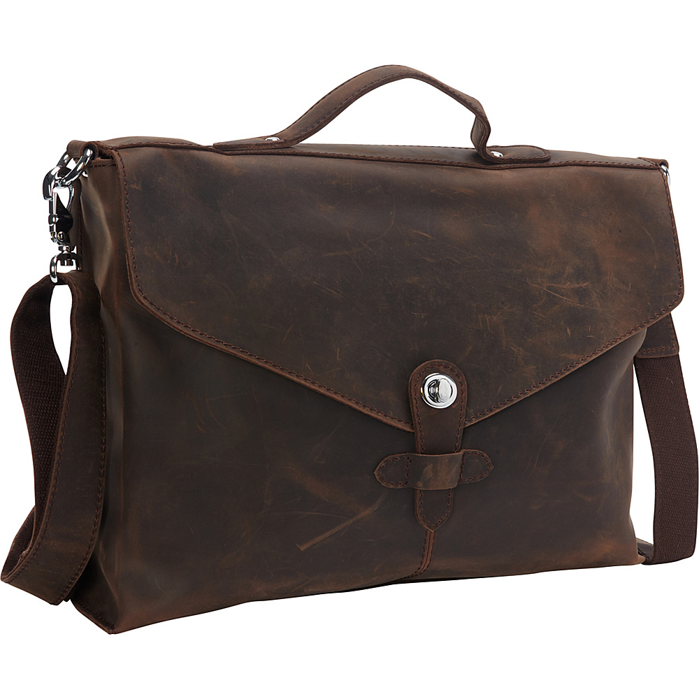 Vagabond Traveler Cowhide Leather Slim Messenger Bag Distress Vagabond Traveler Messenger Bags