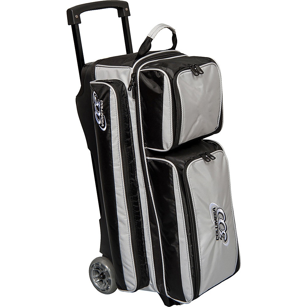 Columbia 300 Bags Icon Triple Roller Silver Columbia 300 Bags Bowling Bags