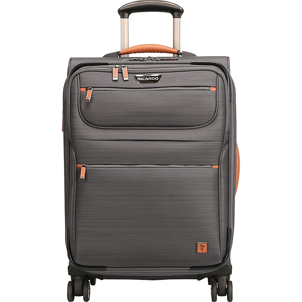 Ricardo Beverly Hills San Marcos 21 Carry On Spinner Upright Grey Ricardo Beverly Hills Softside Carry On
