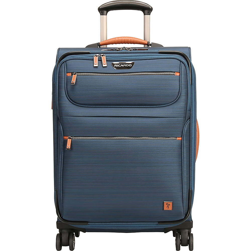 Ricardo Beverly Hills San Marcos 21 Carry On Spinner Upright Mid Teal Ricardo Beverly Hills Softside Carry On