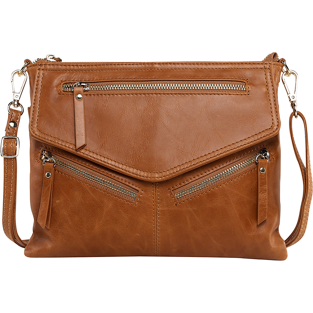 Vicenzo Leather Gellis Leather Crossbody Brown Vicenzo Leather Leather Handbags