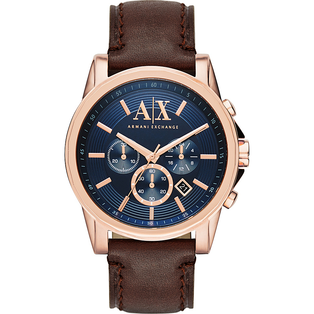 A X Armani Exchange Outer Banks Watch Brown A X Armani Exchange Watches