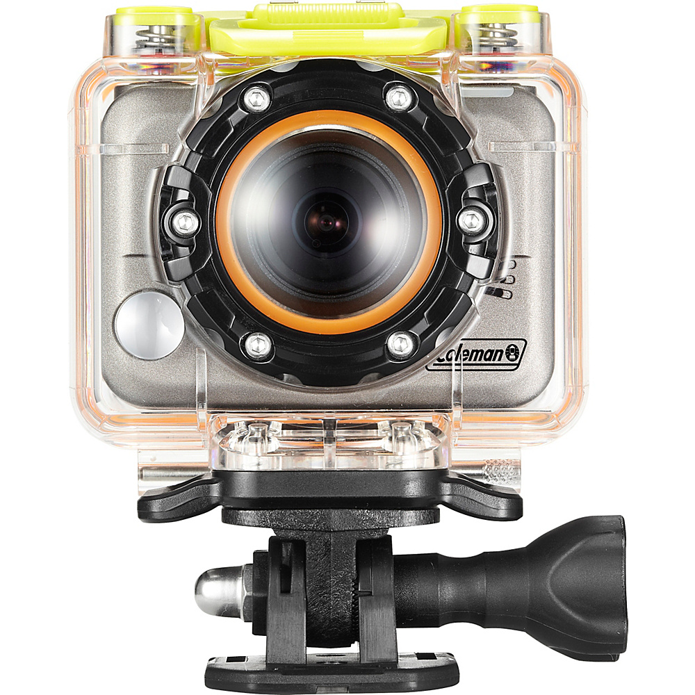 Coleman Bravo 1080p HD 5.0 MP Waterproof Sports Camera Kit Silver Coleman Cameras