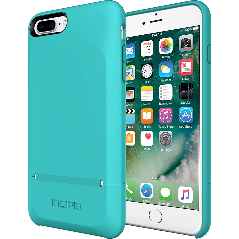 Incipio Stashback for iPhone 7 Plus Turquoise Incipio Electronic Cases