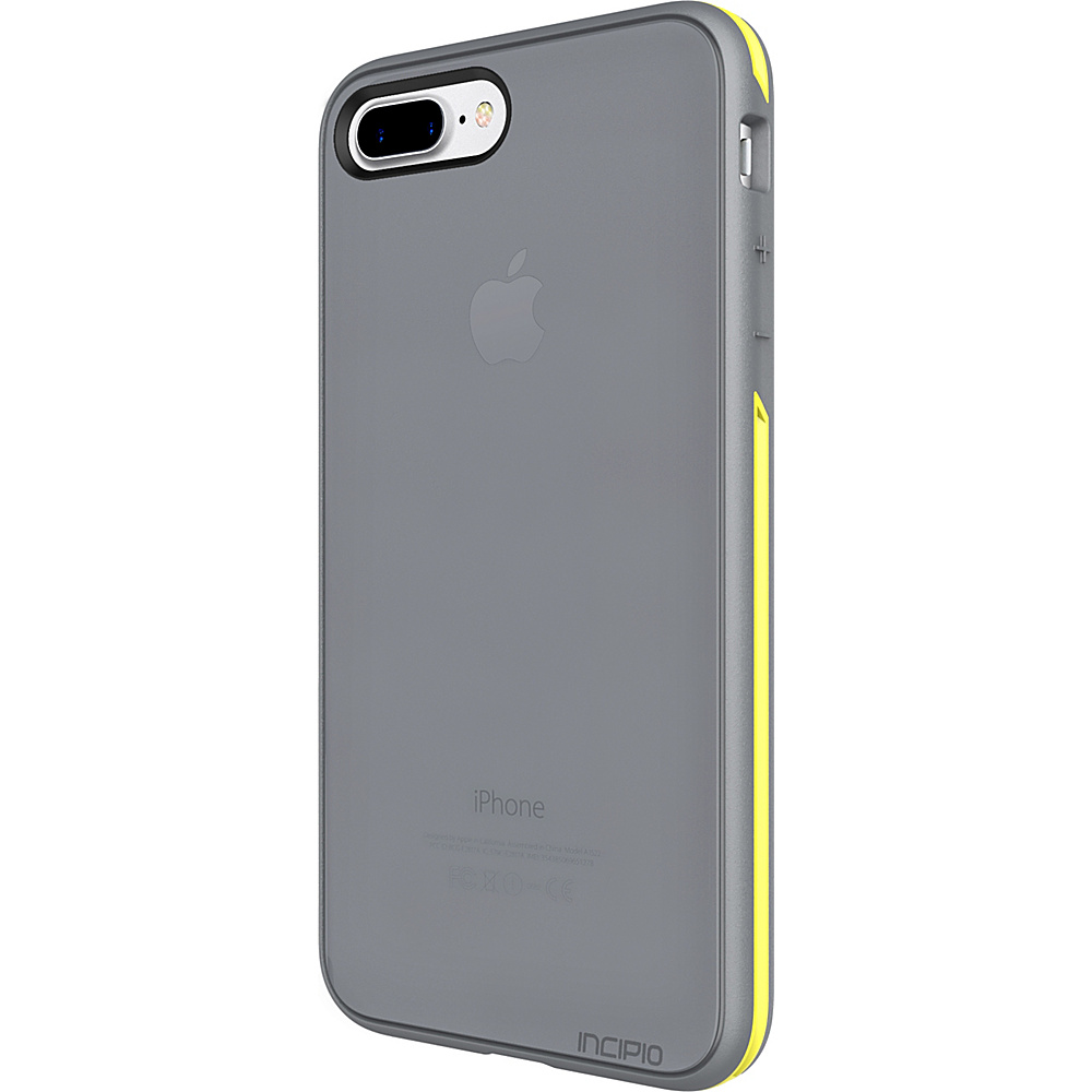Incipio Performance Series Slim for iPhone 7 Plus Charcoal Gray Yellow CGY Incipio Electronic Cases