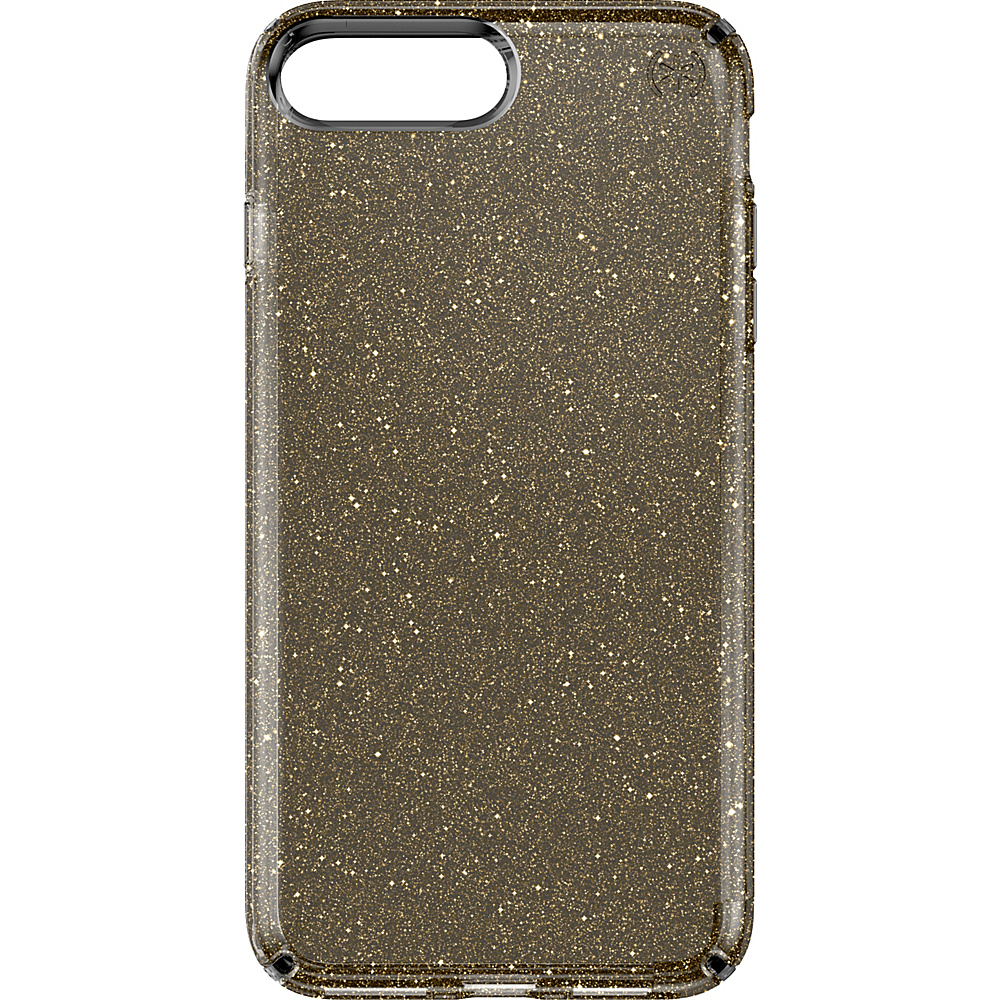 Speck iPhone 7 Plus Presidio Clear GLITTER Black Gold Speck Electronic Cases