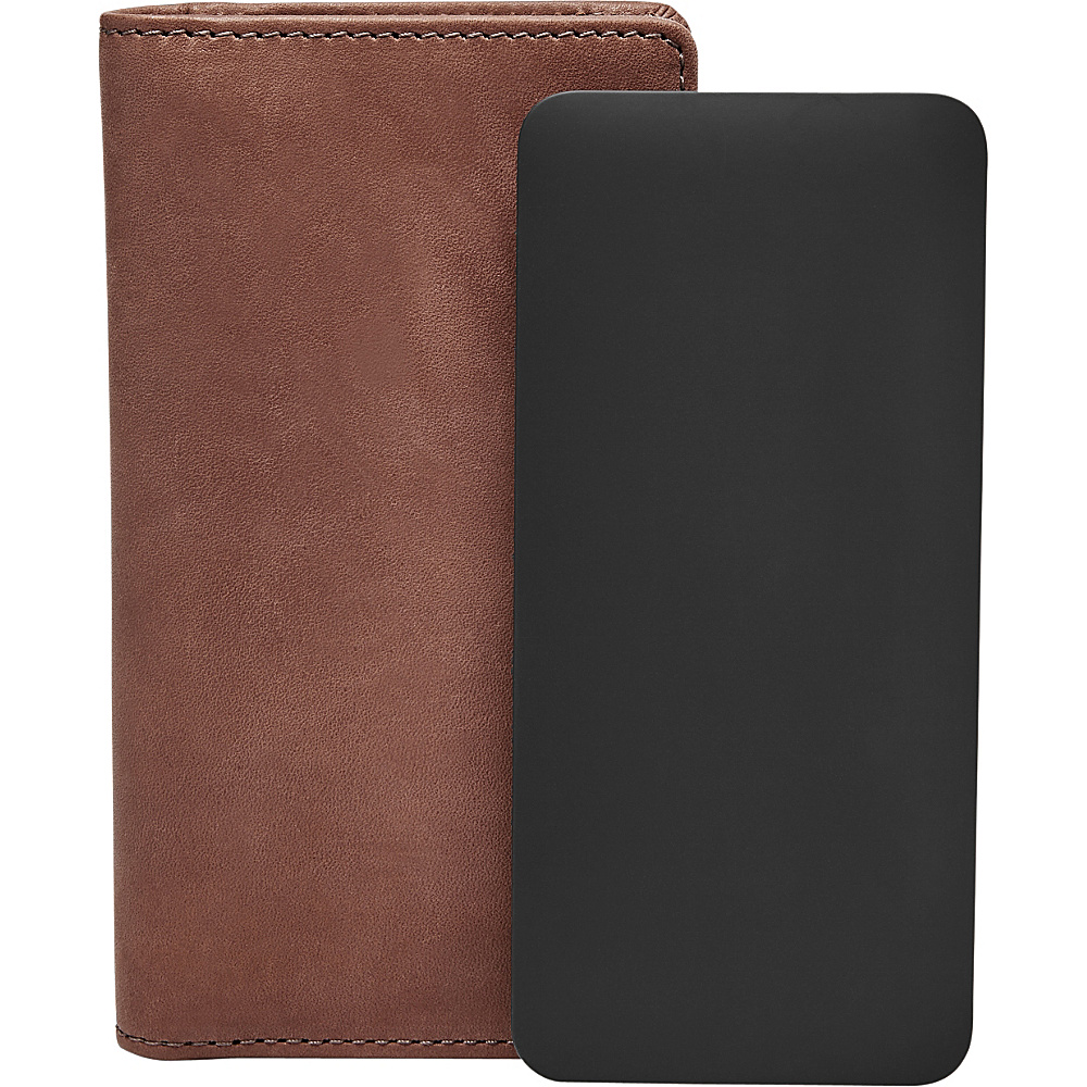 Fossil Charging Wallet Brown Fossil Men s Wallets
