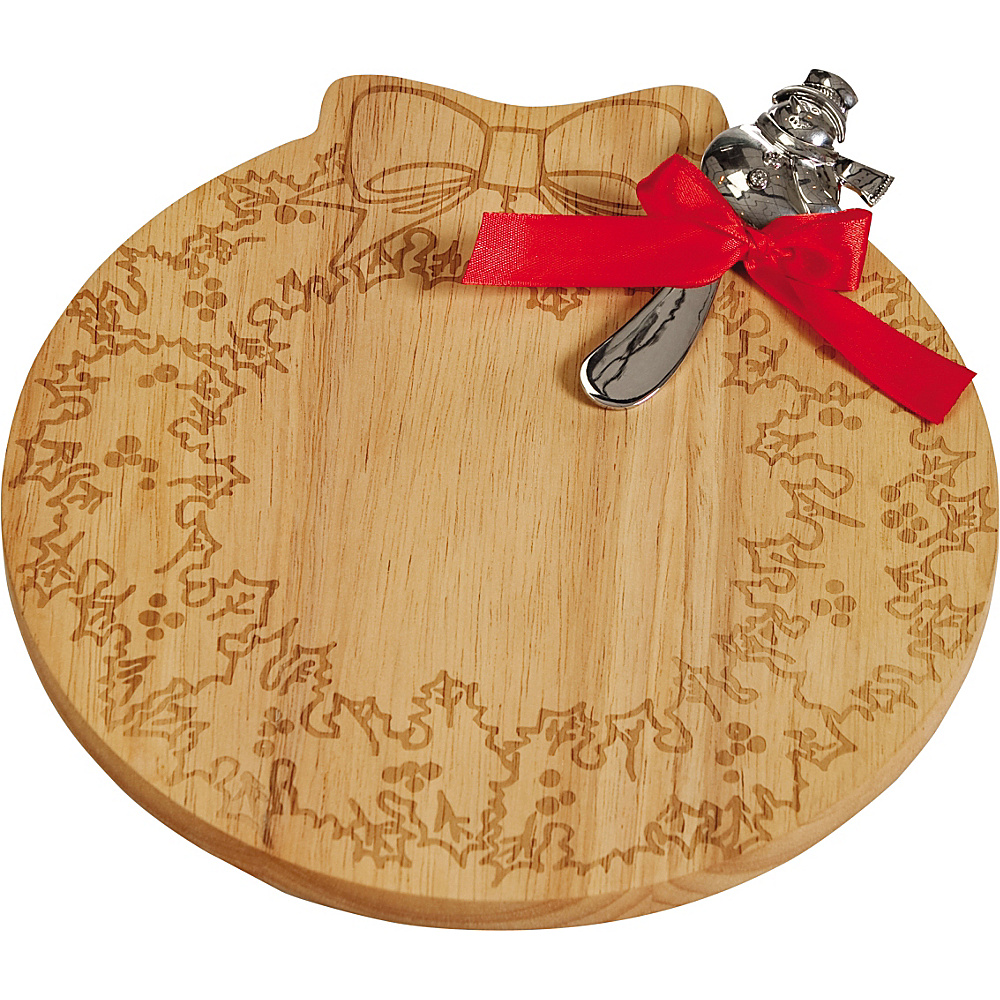 Picnic Plus Wreath Cheese Board Wood Picnic Plus Outdoor Accessories