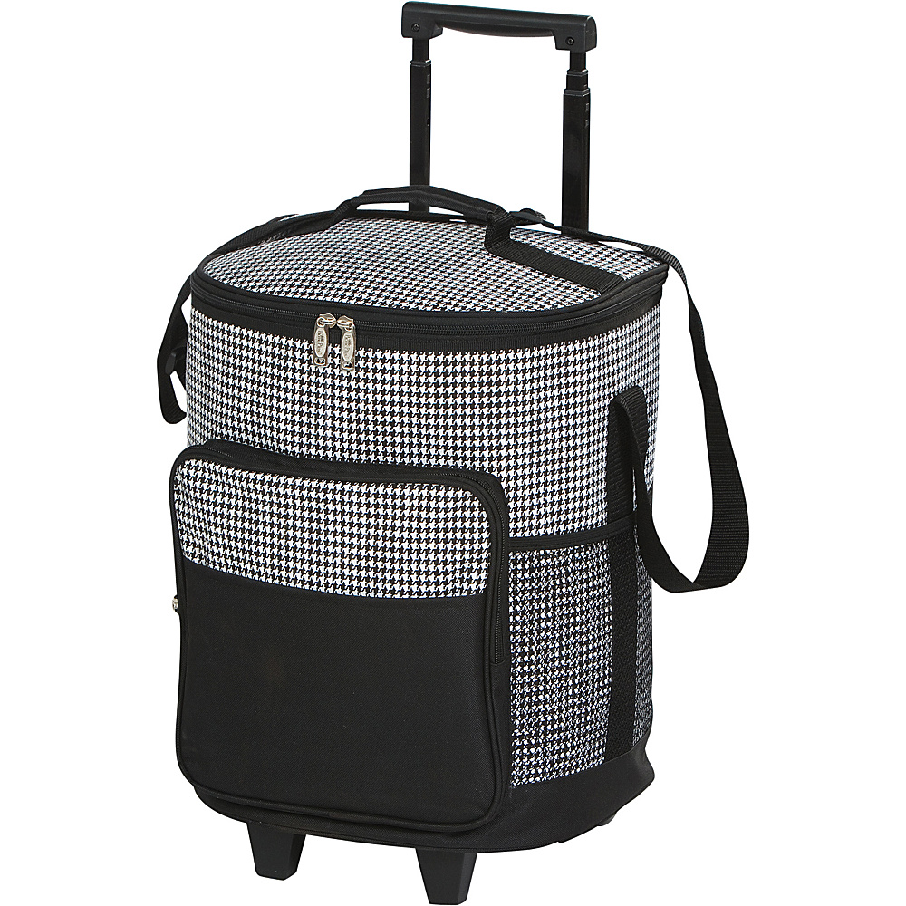 Picnic Plus Dash Rolling Cooler Houndstooth Picnic Plus Travel Coolers